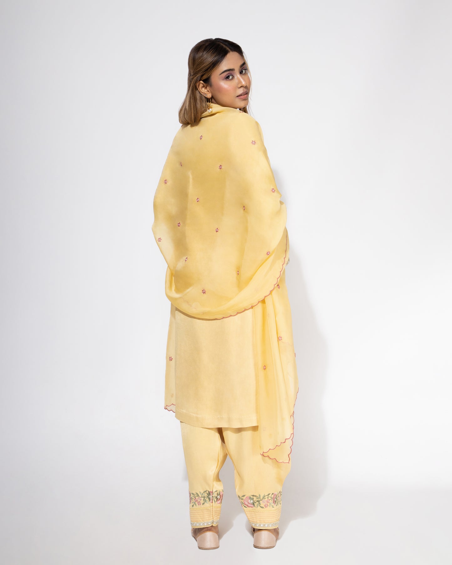 Yellow Kurta & Salwar Set